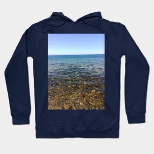 Pebbly beach photograph Hoodie